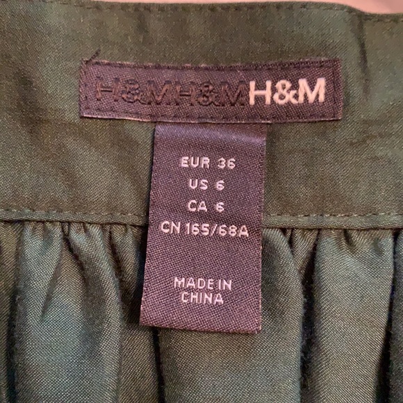 Green A-line skirt - Picture 5 of 5